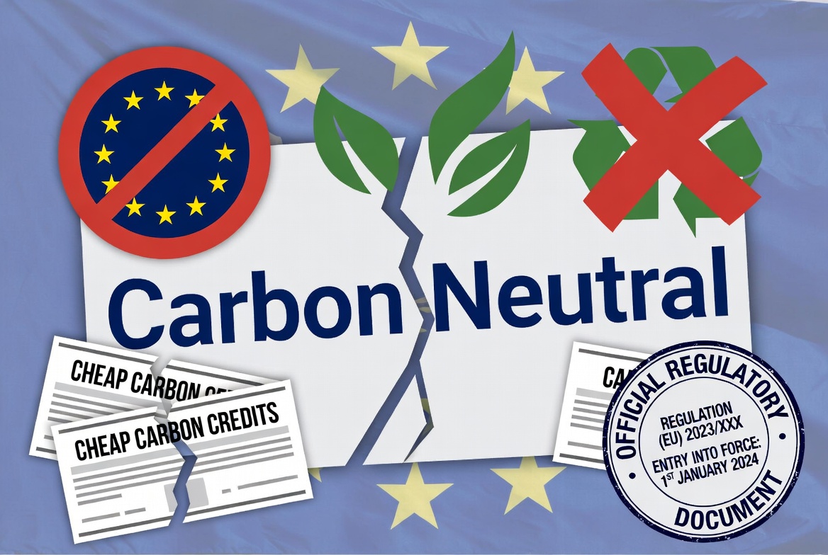 The EU Bans Vague “Carbon Neutral” Claims: The End of the Era of “Greenwashing” with Cheap Credits