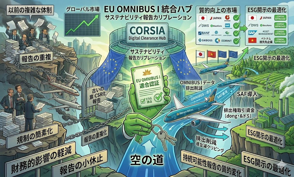 EUがOmnibus Iパッケージを可決:戦略的な「小休止」か、それとも持続可能性報告の質的変化か?