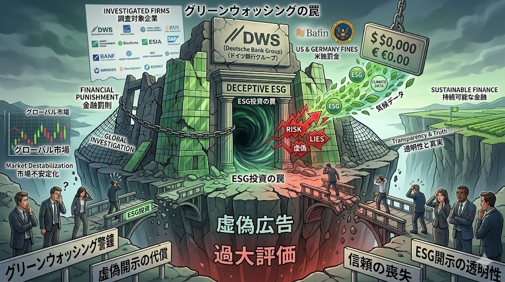 DWS(ドイツ銀行)罰金事件と「グリーンウォッシングの罠」への警鐘